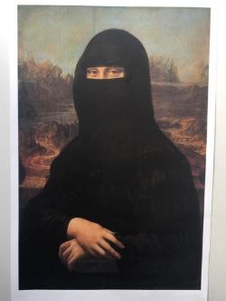 PURE EVIL (born 1968) Mona Lisa Veiled, Hand finished Lithograph UNIQUE Augmented Reality, (AR) 2...