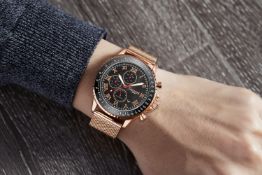 Gamages of London Hand Assembled Pinnacle Automatic Rose Black - 5 Years Warranty and Free Deliver..