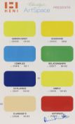 Damien Hirst (b.1965) Signed ‘COLOUR CHART’ by Gallery HENI for Claridge's Art Space Exhibition,...