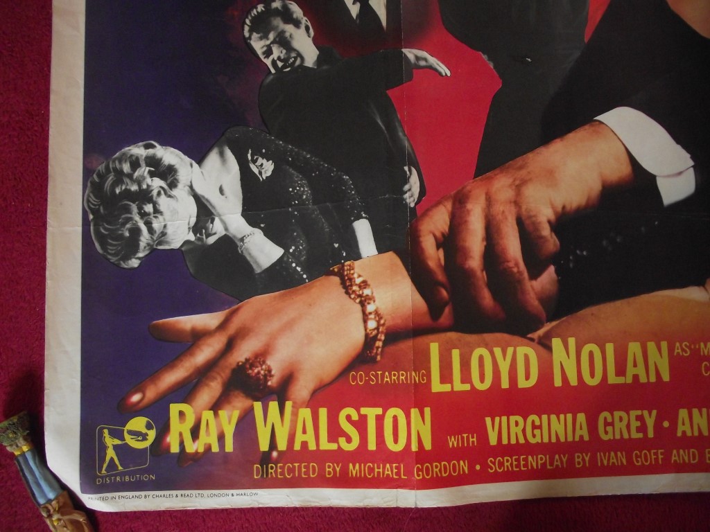 Original UK Quad Film Poster - ""Portrait In Black"" - UK Release 1960 - Image 7 of 14