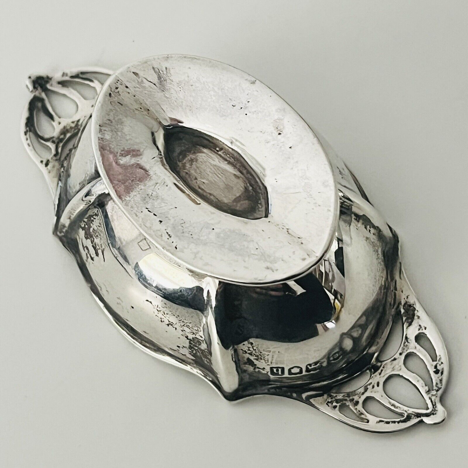 An Antique Edwardian Silver Drinking Cup Quaich, Hallmarked London 1903 - Image 8 of 8