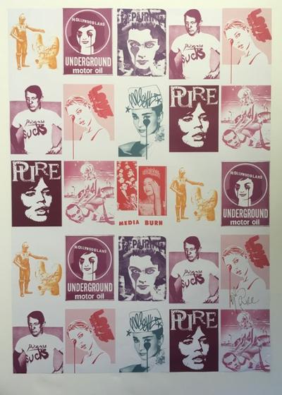 PURE EVIL (born 1968) British, Limited Edition print on paper (edition limited to 300), Signed. 2...