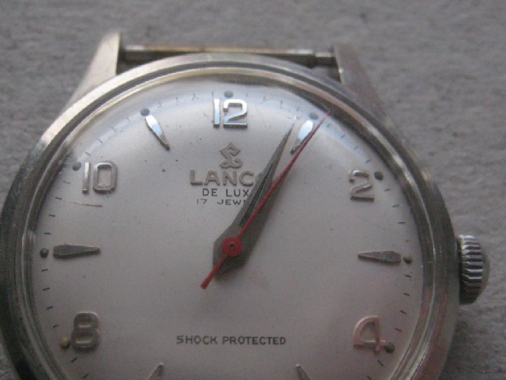 Vintage Gents Lanco 17 Jewels De Luxe Mechanical Watch - Image 4 of 8
