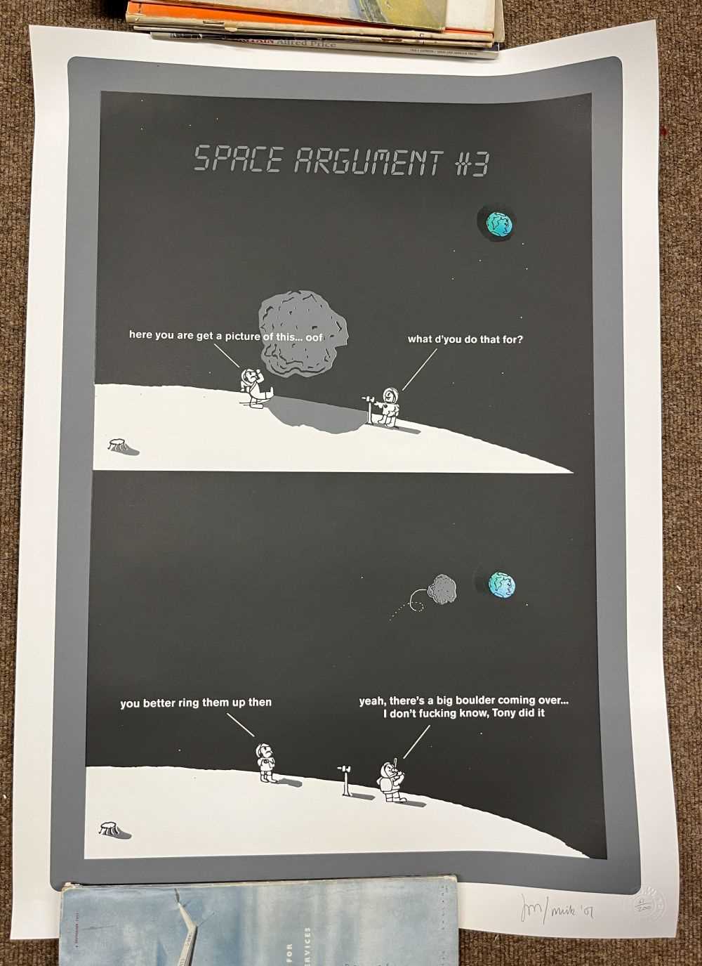 Modern Toss (b.1970) Space Argument #3 Pictures On Walls, Like Banksy 2007 Jon Link & Mick Bunnag... - Image 13 of 13