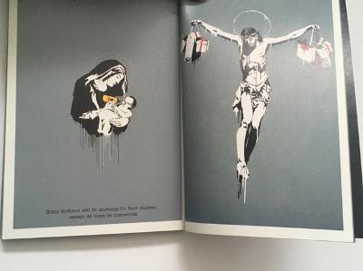BANKSY(British b.1974-) 3 Self Published Books 1st Edition 2001 to 04 & Banksy Crude Oil Postcard... - Image 11 of 20
