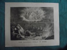 The Soldiers Dream Of Home"""" - Lithograph By L.N. & M. Rosenthal 1864