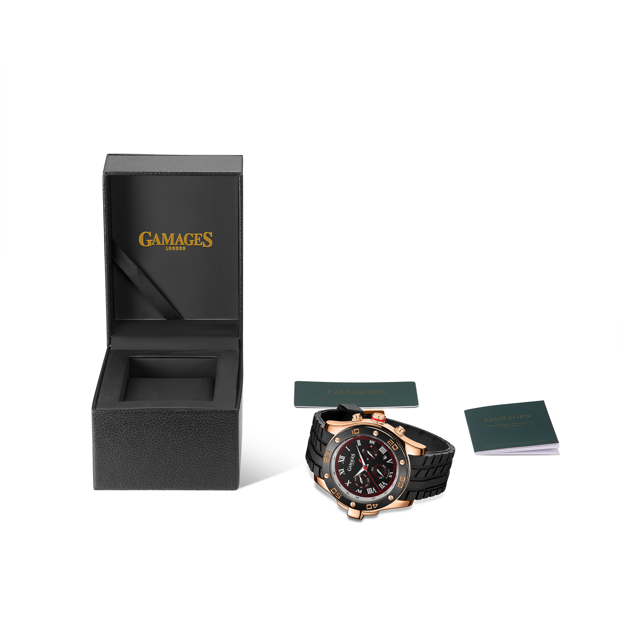 Gamages of London Hand Assembled Driver Automatic Rose Gold - 5 Years Warranty and Free Delivery - Image 6 of 6