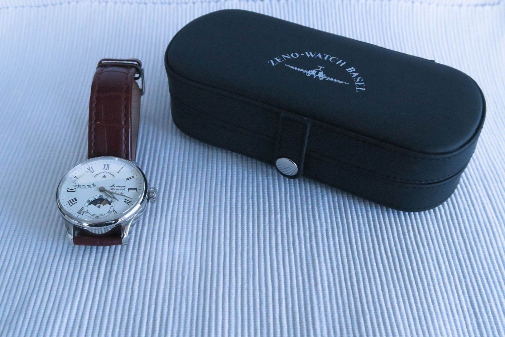 Zeno-Watch Basel / Godat II Roma Power Reserve - Gentlemen's Steel Wristwatch - Image 4 of 14