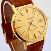 Omega / Vintage Seamaster - Gentlemen's Yellow Gold Wristwatch