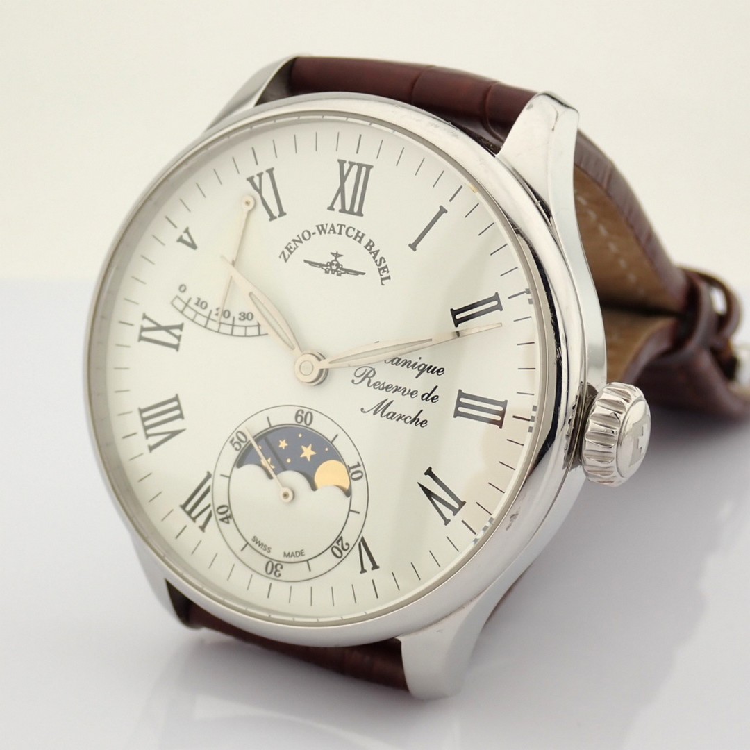 Zeno-Watch Basel / Godat II Roma Power Reserve - Gentlemen's Steel Wristwatch - Image 12 of 14
