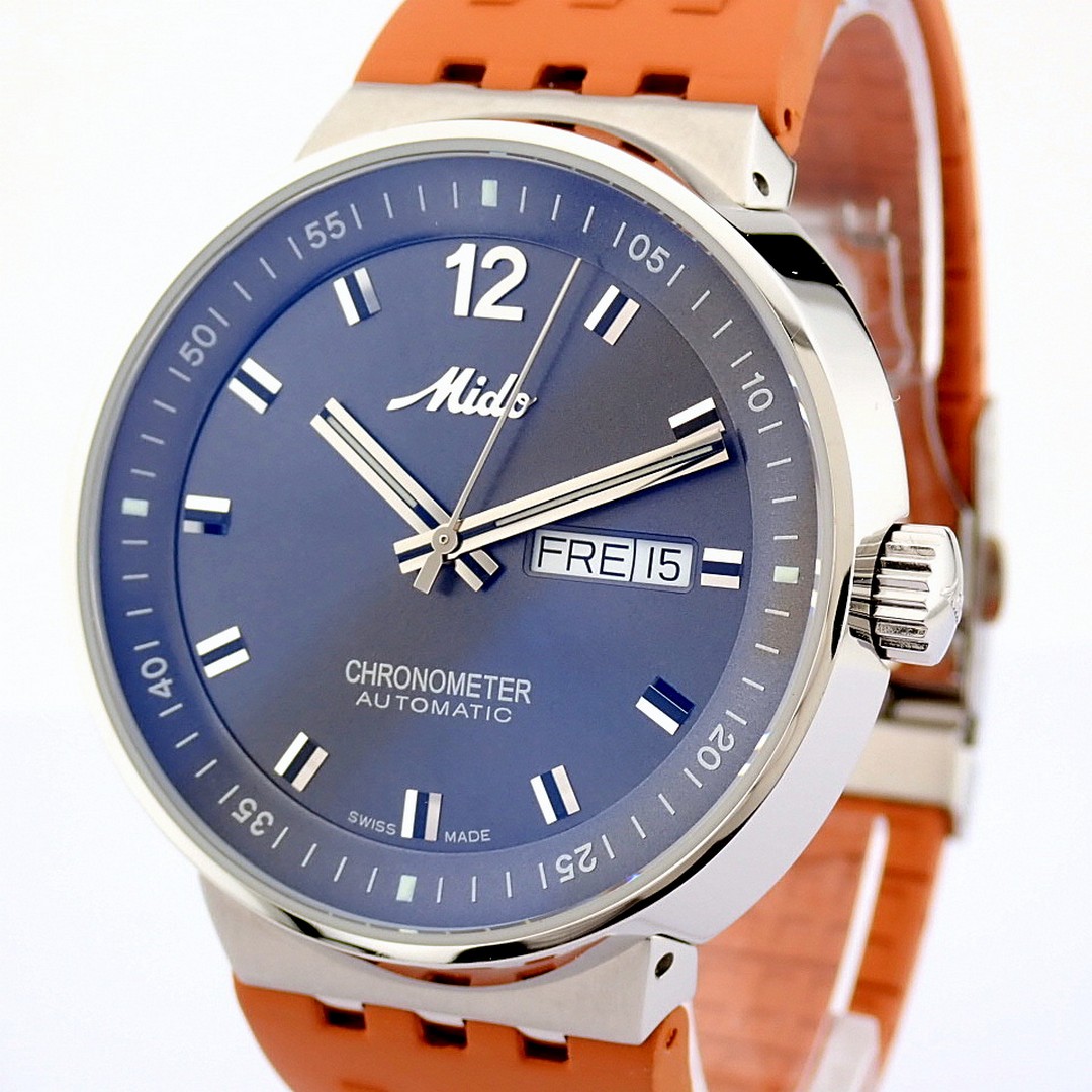 Mido / All Dial Day Date Choronometer Automatic Transparent (Unworn) - Gentlemen's Steel Wristwat... - Image 3 of 12