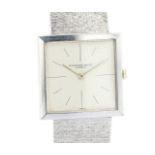 Audemars Piguet / Square Ultra Thin 18K - Unisex White Gold Wristwatch