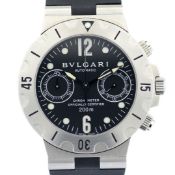 Bulgari / Scuba Chronograph Unworn SCB38S - Gentlemen's Steel Wrist Watch