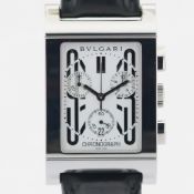 Bulgari / Unworn - Rettangolo Chronograph RTC 49 S - Gentlemen's Steel Wrist Watch