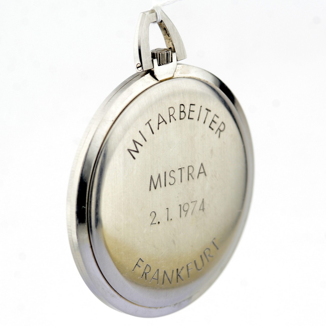 Omega / De Ville 1974 Mitarbeiter Mistra - Gentlemen's Steel Pocketwatch - Image 4 of 8