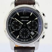 Longines / L2.784.4 Saint-Imier Collection Chronograph Automatic - Gentlemen's Steel Wristwatch
