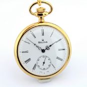 Bulova / Pocket Watch - Gentlemen's Gold/Steel Pocketwatch