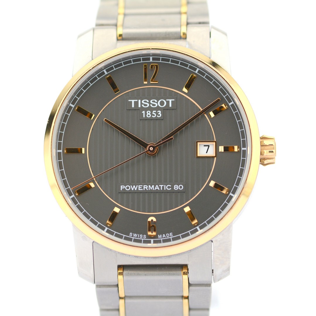 Tissot / Powermatic 80 Date - Automatic - Titanium - Gentlemen's Steel Wristwatch - Image 9 of 10