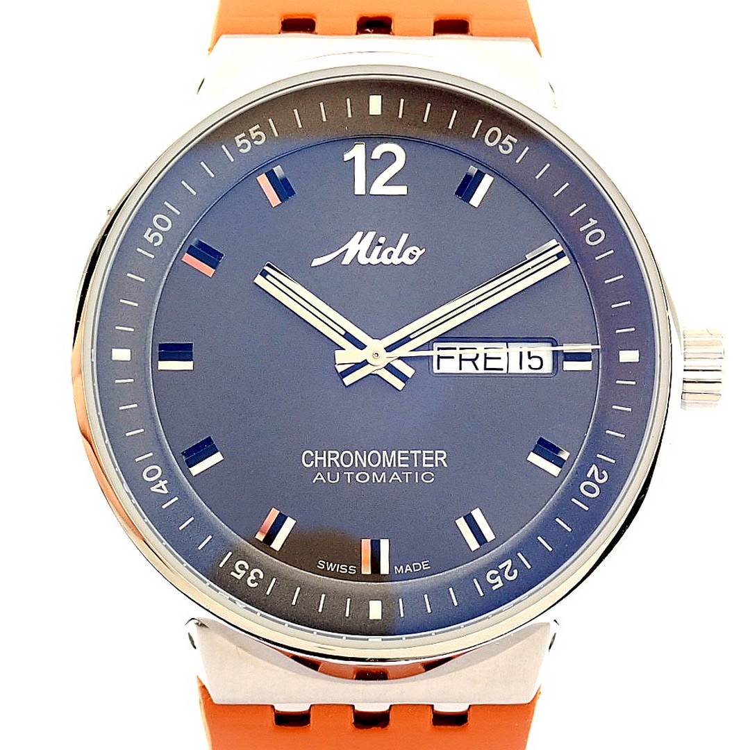 Mido / All Dial Day Date Choronometer Automatic Transparent (Unworn) - Gentlemen's Steel Wristwat... - Image 5 of 12