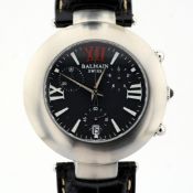 Pierre Balmain / Swiss Chronograph Date - Gentlemen's Steel Wristwatch