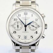 Longines / L2.669.4 Master Collection Chronograph Automatic - Gentlemen's Steel Wristwatch