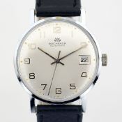 Bucherer / Vintage Automatic Date - Gentlemen's Steel Wristwatch
