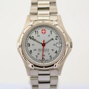 Wenger / S.A.K DESIGN Date - (Unworn) Gentlemen's Steel Wrist Watch