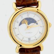 Mondaine / M-watch Moonphase Date - (Unworn) Lady's Steel Wrist Watch