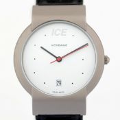 Mondaine / ICE - Uhr Der - Offizielle - Ecoquartz - Date - (Unworn) Leather / Unisex