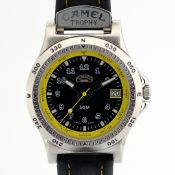 CAMEL TROPHY / ADVENTURE WATCHES DATE - (Unworn) Gentlemen's Steel Wrist Watch