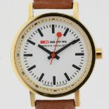 Mondaine / SBB CFF FFS Ecoquartz Official Swiss Railways Watch - (Unworn) Leather / Lady's