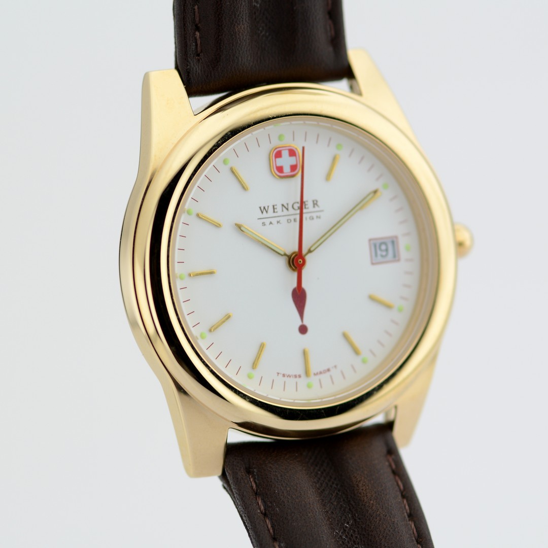 WENGER / S.A.K. DESIGN DATE - (Unworn) Gentlemen's Steel Wrist Watch - Image 5 of 8