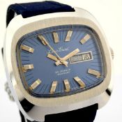 Louis Erard / INCABLOC Day Date - (Unworn) Gentlemen's Steel Wrist Watch