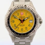 Wenger / S.A.K DESIGN Pilot Date - (Unworn) Unisex Steel Wrist Watch