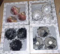 High End Christmas - Glass Baubles