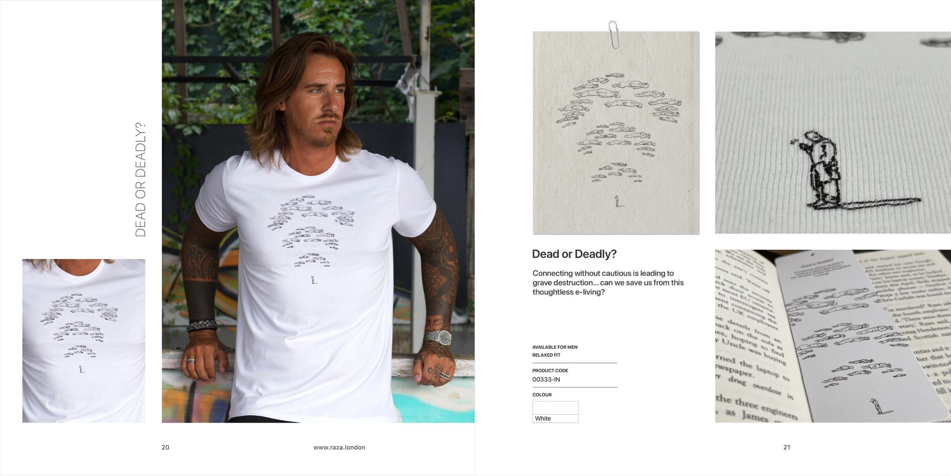 Raza London - Brand New & Sealed Pack Designer T-Shirts for Men & Women - Total RRP £240,000 - Image 9 of 29
