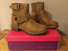 Dolcis “Davis” Ankle Boots, Size 7, Tan - NEW RRP £49.00