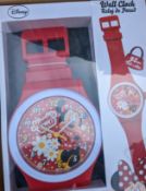 1 Brand New Minnie Mouse Design Wall Clock.