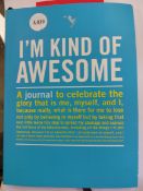 Awesome Journals x 10 RRP £130 Approx.