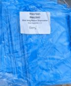 45 Brand New Medical Grade Blue Disposable Aprons