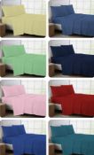 Double Bed Flat Sheets / Single Fitted