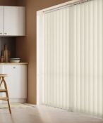 Cream Vertical Blind - Complete With Pole & Fitting Sizes: 300 X 260