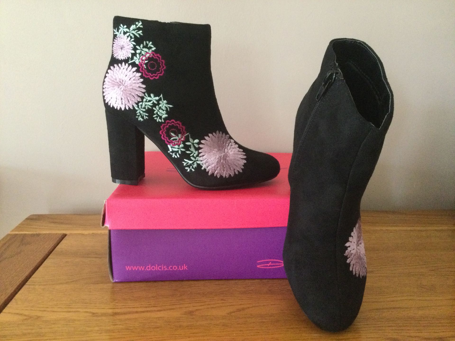 Dolcis “Felicity” Heeled Ankle Boots, Size 5, Black - NEW RRP £59.00 - Image 3 of 6