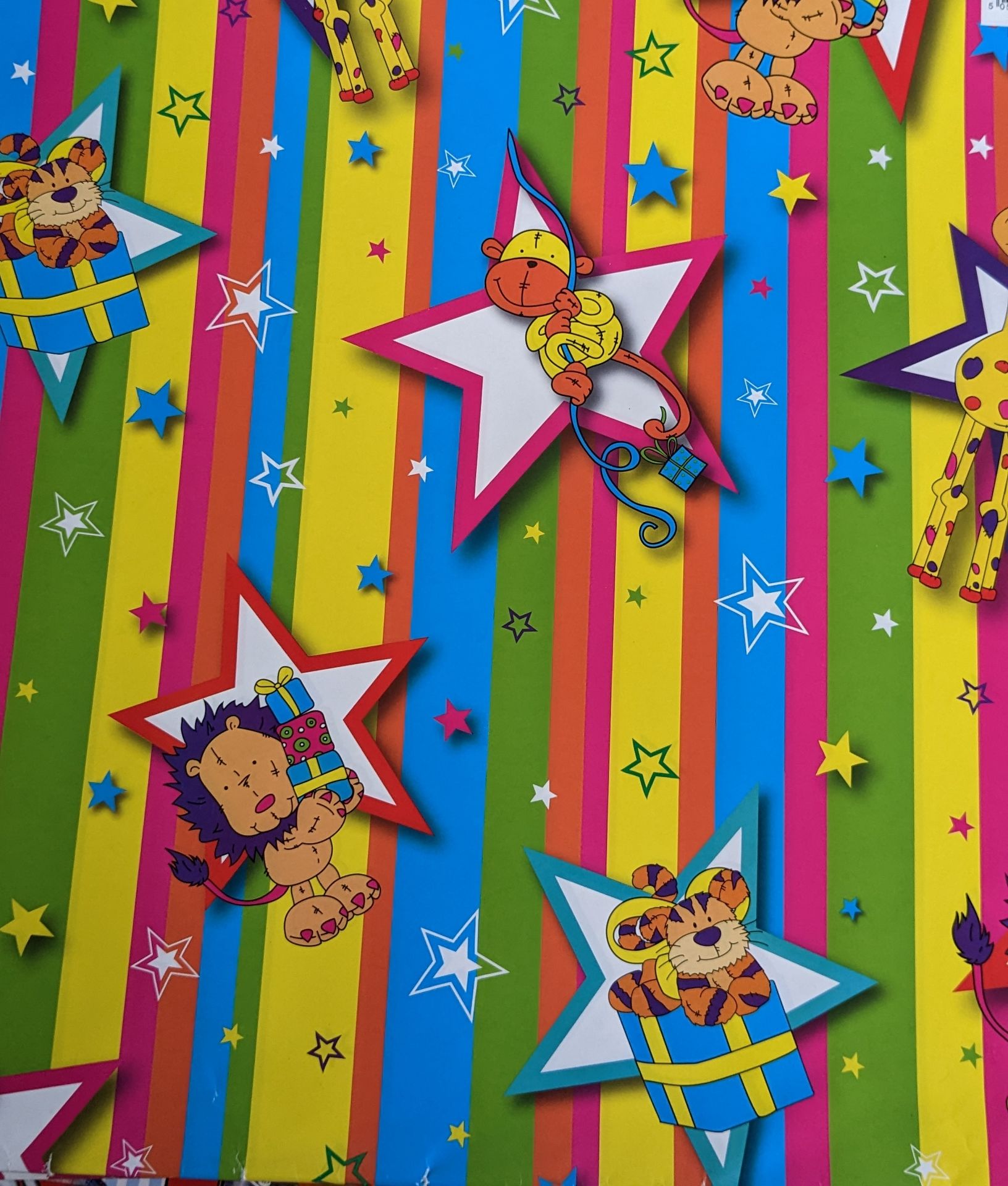 100 Sheets of Gift Wrapping Paper. - Image 4 of 8