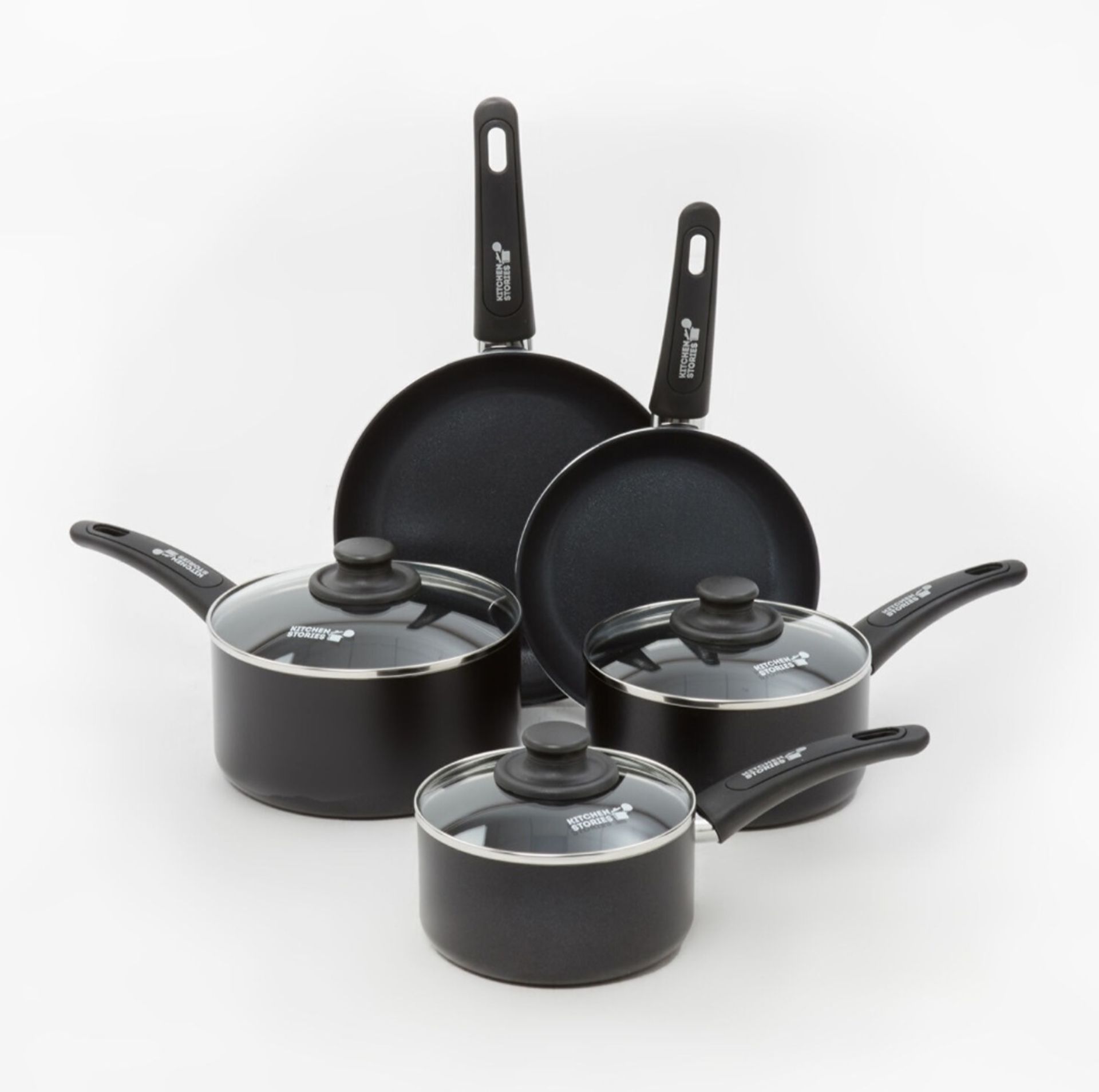 Brand New Five Pack Black Searsmart Cookware