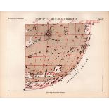 Moon Second Quadrant Victorian 1892 Atlas of Astronomy- 24.