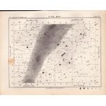 Star Map Chart Victorian Antique 1892 Atlas of Astronomy 59.