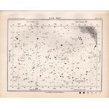Star Map Chart Victorian Antique 1892 Atlas of Astronomy 63.