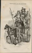 London Guy Fawkes Parade Rare Antique 1864 Henry Mayhew Print.