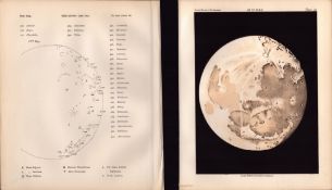 Moon Twelfth Day Cycle Victorian 1892 Atlas of Astronomy - 36.